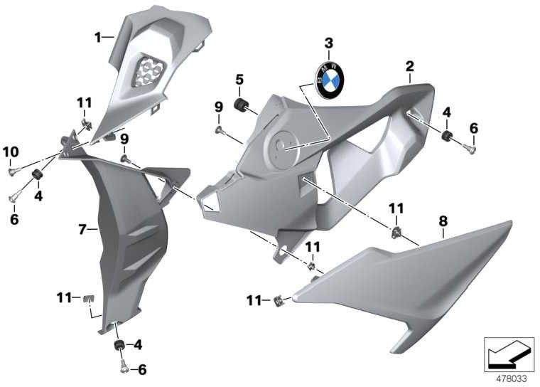 BMW本物のクーラーカバーリンクK47（46638560329）| 46638560329