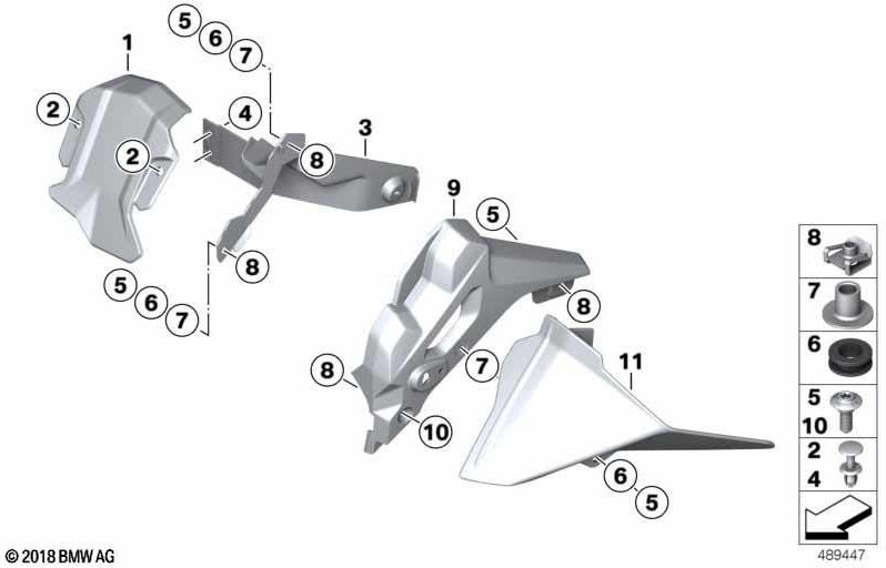 BMW左側の本物のWindleit Wings（46638569665）| 46638569665