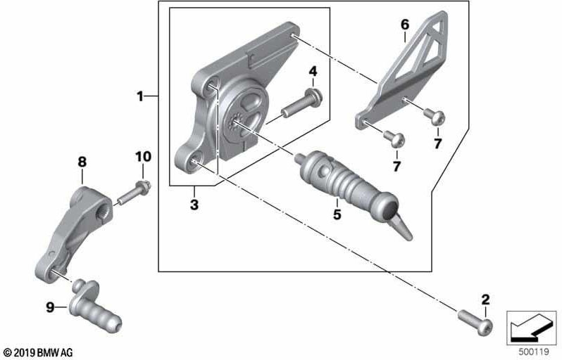 BMW本物のギアレバー調整可能なクラシック（46718396519）| 46718396519