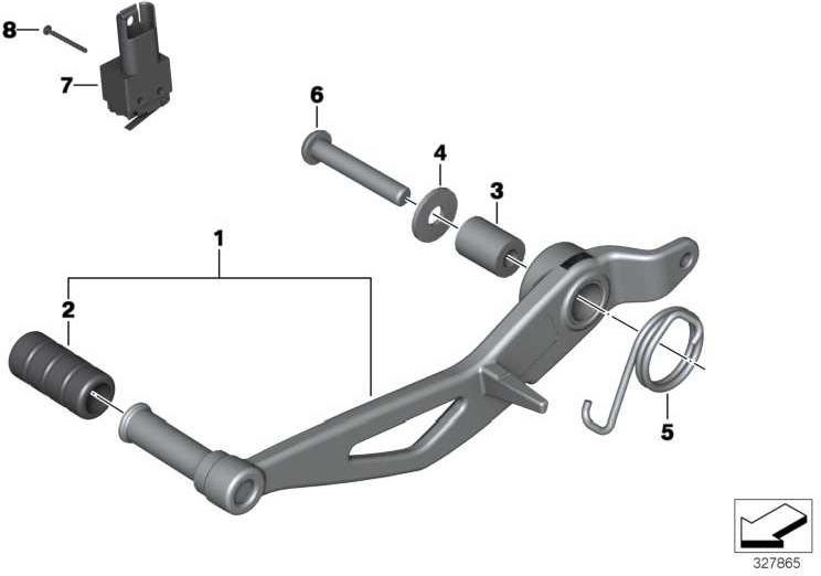 BMW本物のfussbremebel（46718558495）| 46718558495