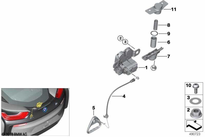 BMW純正ブレンドヘックフラップ（51007336411）| 51007336411