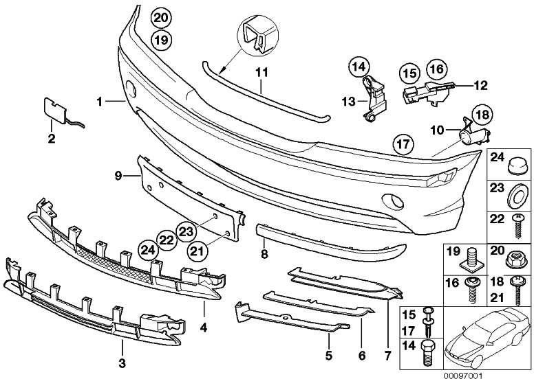 BMW本物のSpreizniet 3シリーズ（51117068126）| 51117068126