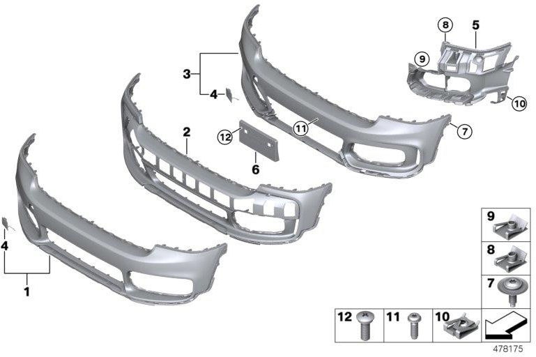 BMW左ベースの本物の録音バグランプ（51117390523）| 51117390523
