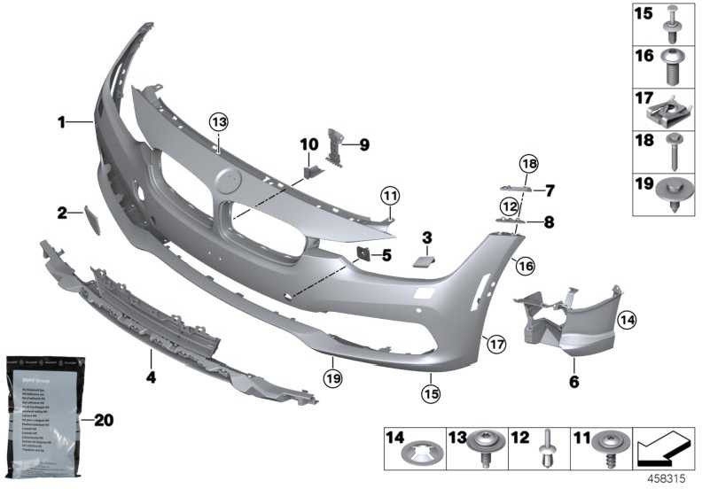 BMW純正開口スプレーノズルプライミング左（51117427669）| 51117427669