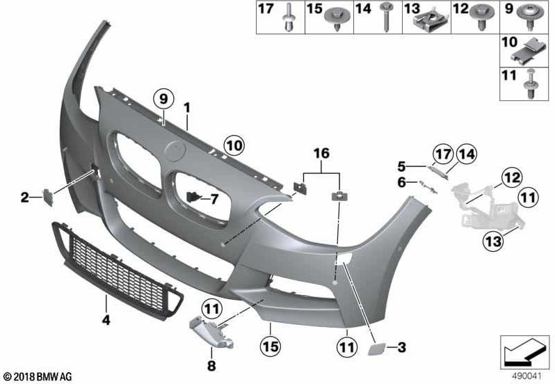 BMW純正クラッディングブッシュ-Grapinersプライミング-M- SRA/PMA（51118096192）| 51118096192