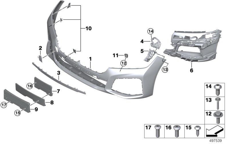 BMW本物のカバーLowingPopes Primed M（51118745836）| 51118745836