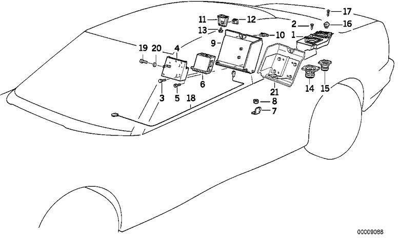 BMW本物のネジ熱可塑性プラスチック（51121964177）| 51121964177
