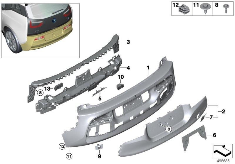 BMW本物のホルターライディングカメラ（51127305103）| 51127305103
