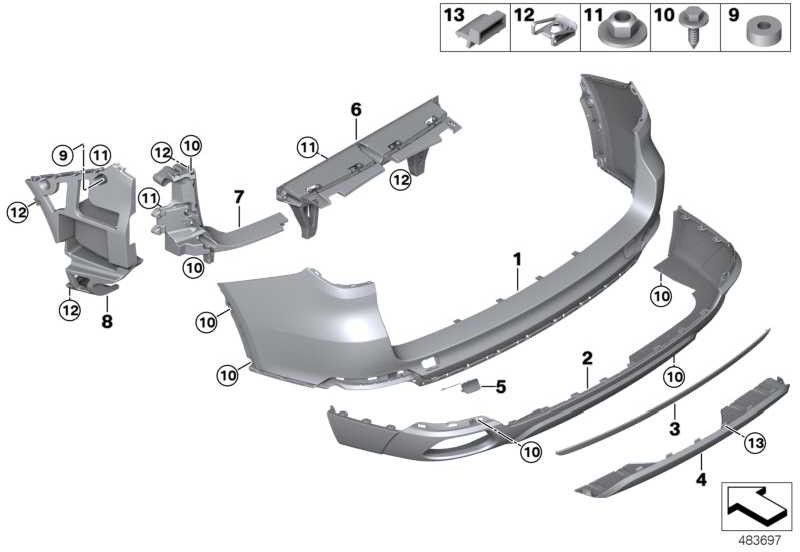 BMW純正Halteclip Pure Experience（51127399049）| 51127399049
