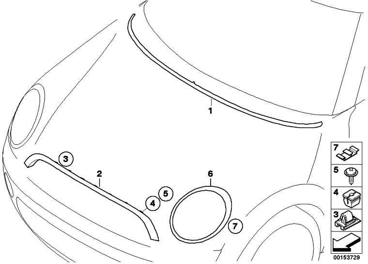 BMW純正クリップミニ（51132752145）| 51132752145