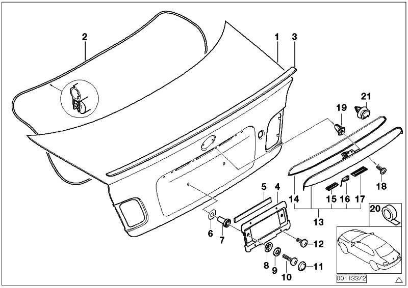 BMWプラスチックTS5X15 3シリーズ7シリーズX3 X5（51137057671）のための本物のTorxネジ| 51137057671