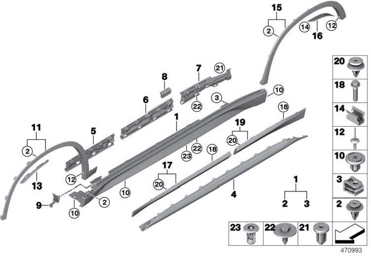 BMW右側の本物のバンプ（51137352094）| 51137352094