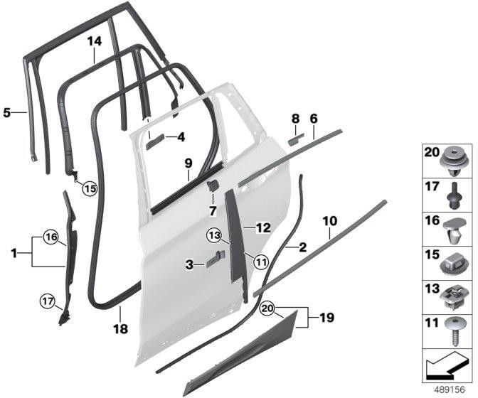 BMW本物のフローリングビーストコース右ベース（51137420516）| 51137420516