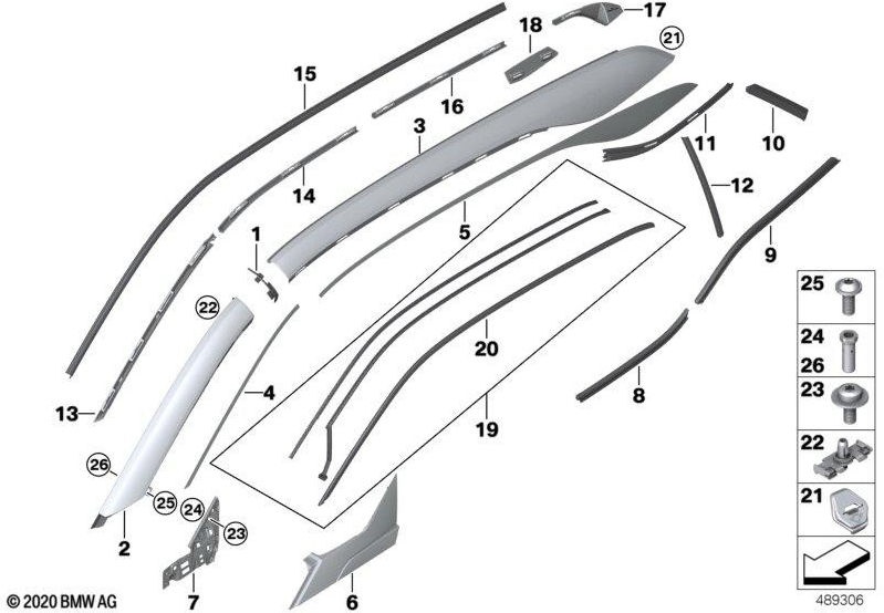 BMW本物のブレンドDコラム右（51137453550）| 51137453550