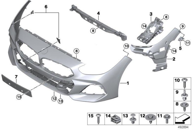 BMWフロント米国/日本の本物のナンバープレートキャリア（51138069763）| 51138069763
