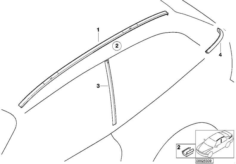 BMW純正クリップ（51138407999）| 51138407999