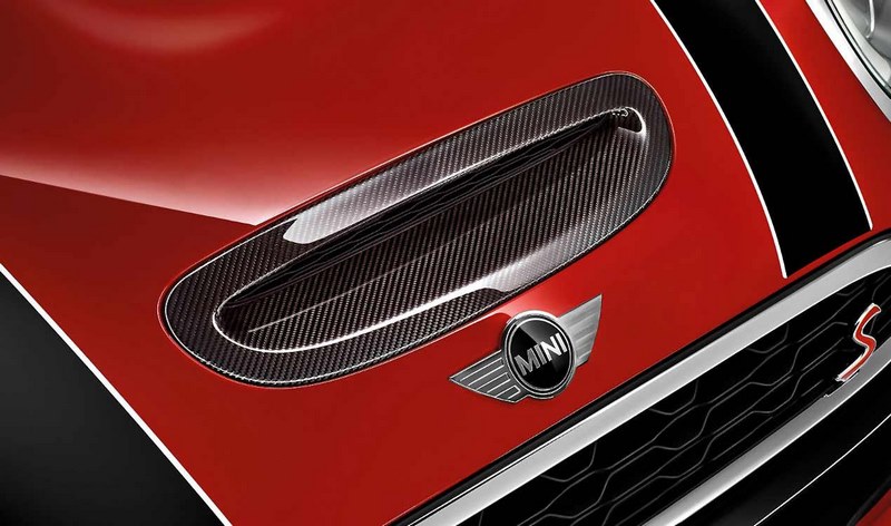 BMW本物のミニJCWエアインテークフードカーボンF55 F56 F57 | 51142353346
