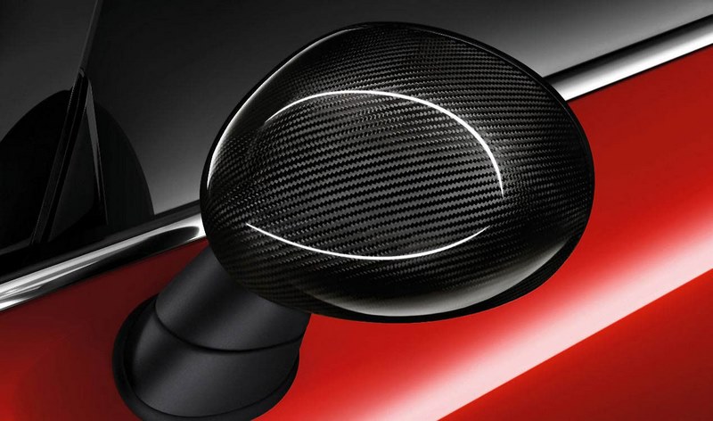 BMW純正ミニJCWエクステリアミラーキャップカーボンF55 F56 F57 F60 | 51142364773