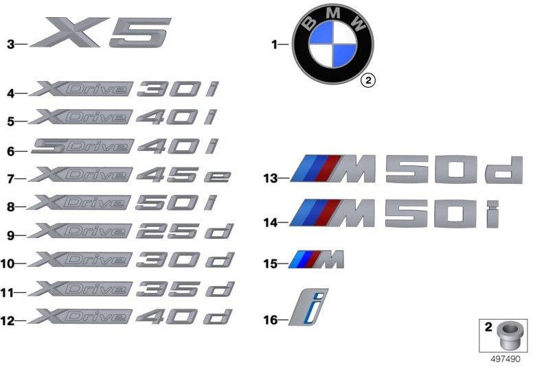 BMW本物のエンブレム-M-（51148094236）| 51148094236