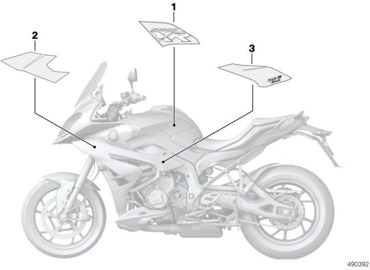 BMW本物の装飾前部（51148396668）| 5114839668