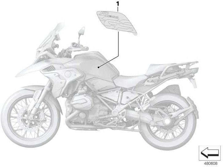左側のBMW本物のレタリング（51148566727）| 51148566727