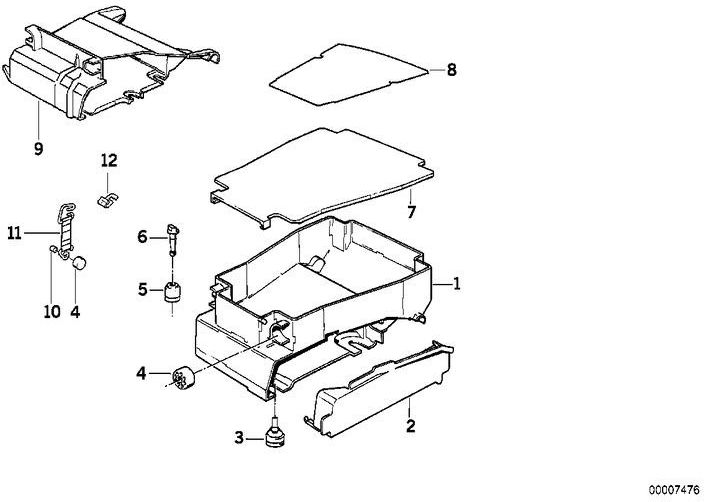 BMW本物のツールボックス（51161459061）| 51161459061