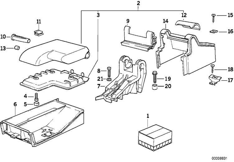 BMW本物のコンソールSupreme M6AT/M7AT（51162262273）| 51162262273