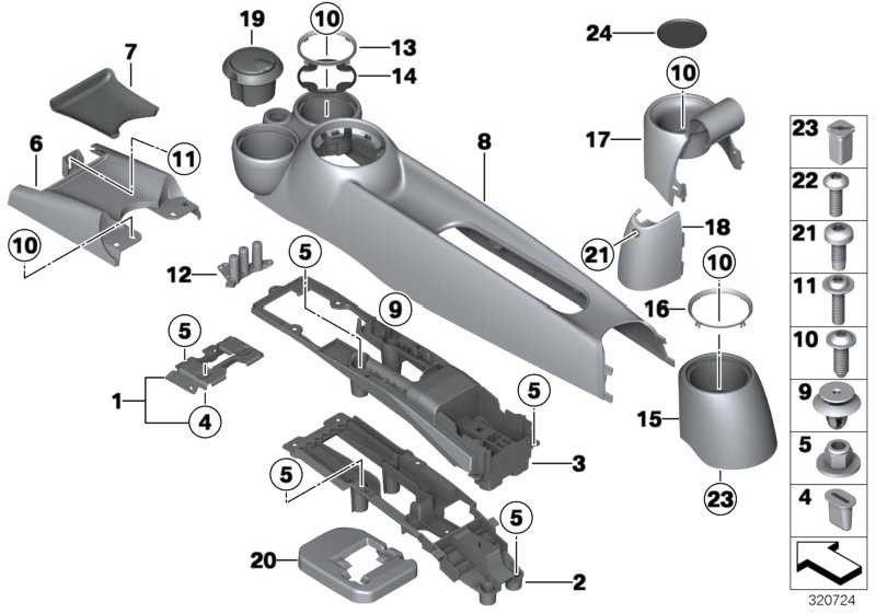 BMW本物のZierring飲料所有者左FRONT SILVER MINI（51162756165）| 51162756165