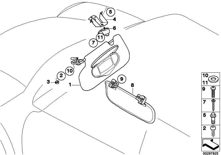 BMW本物のカウンター - ベアリングソンネンブレンデカーボンブラックミニ（51162756978）| 51162756978