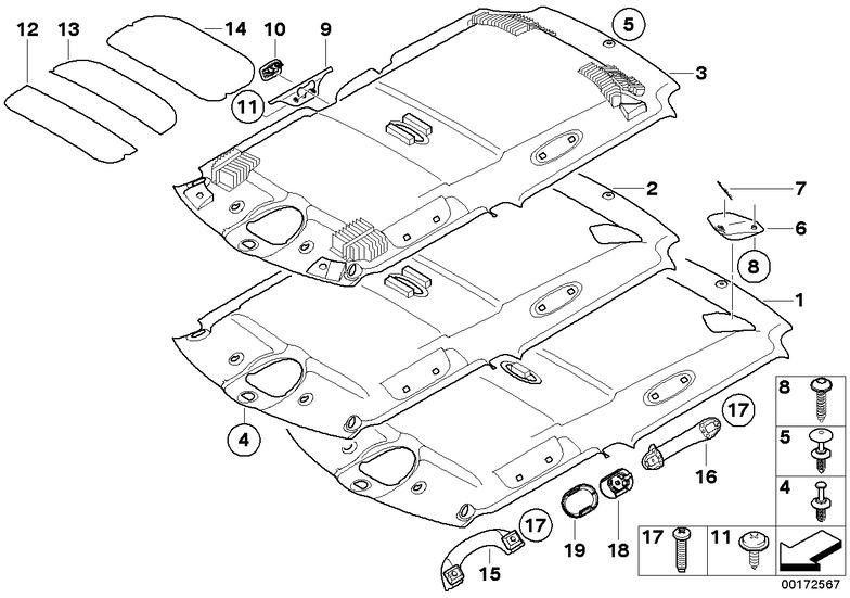 BMWフロントライトベージュの本物のハンドルハンドル（51167266530）| 51167266530