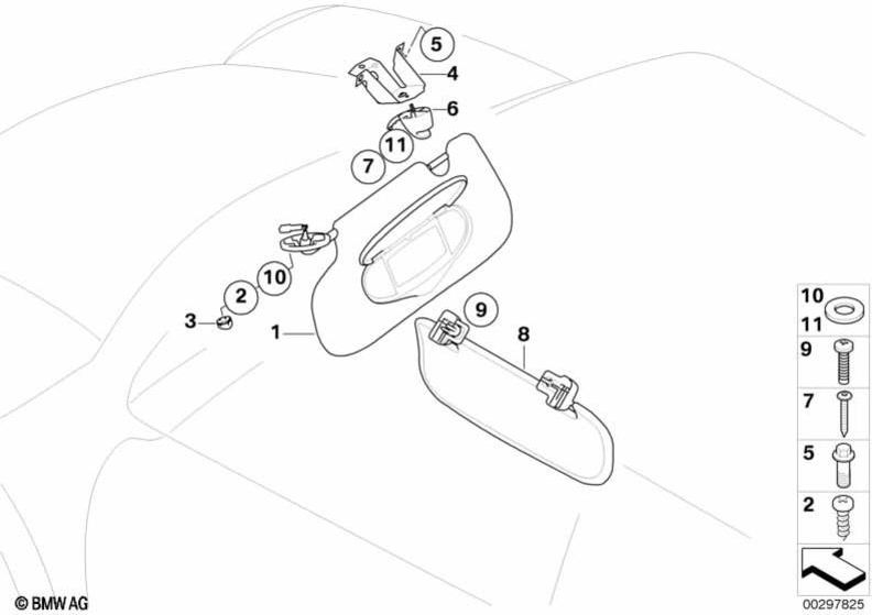 BMW本物のカウンター - ベアリングソンネンブレンデライトベージュ（5116726604）| 5116726604