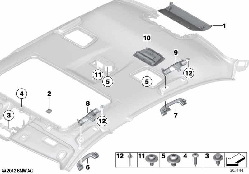 BMWオイスターの前の本物のハンドルハンドル（51167499074）| 51167499074
