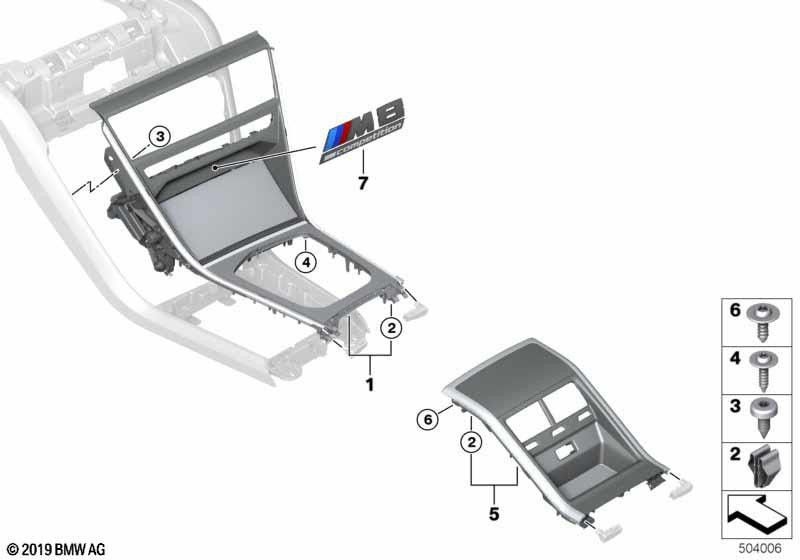 BMW本物のブレンドM8コンペティション（51168099567）| 51168099567