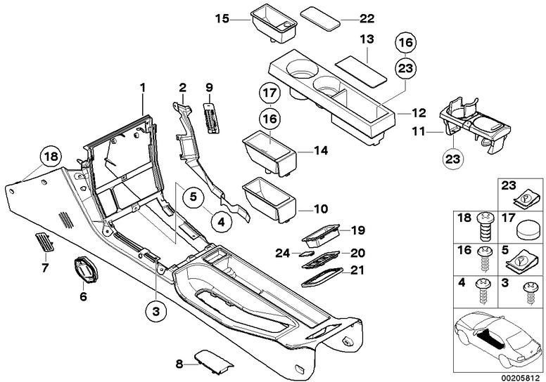 BMW純正フレーム（51168398836）| 51168398836