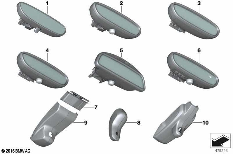 BMW Genoine Interior EC / LED（51169291001）| 51169291001