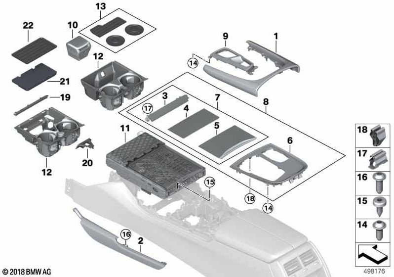 BMW純正セットブレンドポプラメーザーグレー（51169384385）| 51169384385