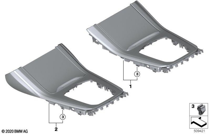BMW本物のブレンドMiko Pappel Maser Anthracite Braun（51169483561）| 51169483561