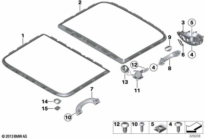 BMW純正カバーキャップ、カーボンブラック（51169807346）| 51169807346