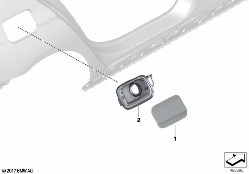 BMW純正カバーポット（51177358677）| 51177358677