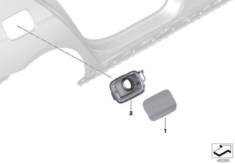 BMW純正カバーポットSCR（51177358678）| 51177358678