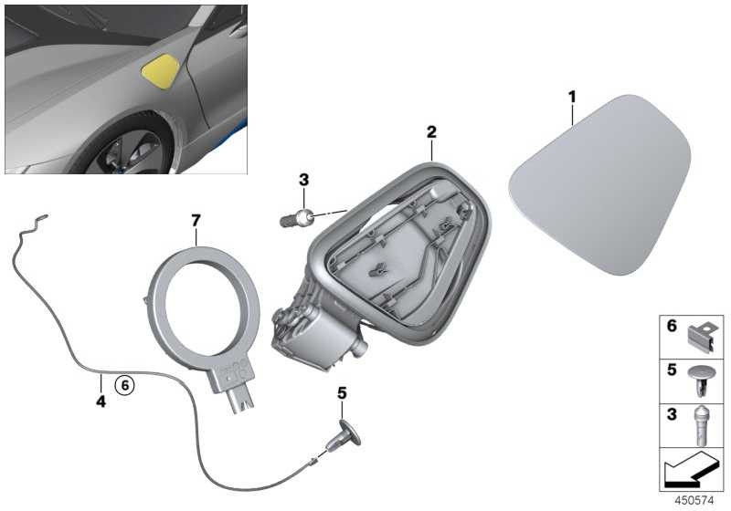 BMW純正負荷フラッププライミング（51177372956）| 51177372956