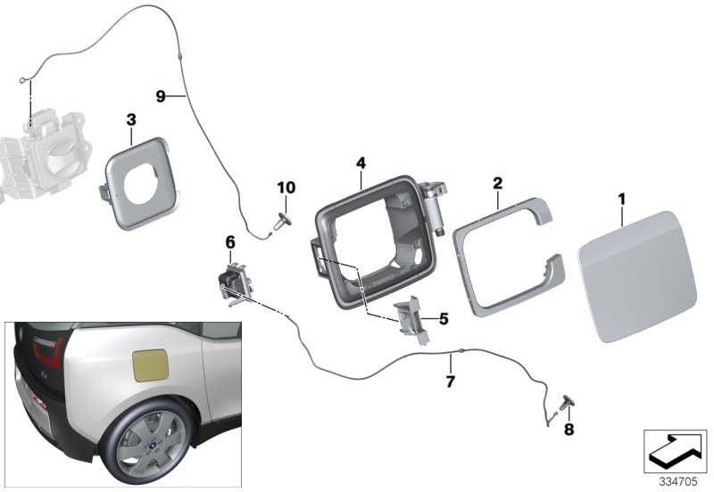 BMW純正荷重折りたたみ折りたたみ（51177376190）| 51177376190