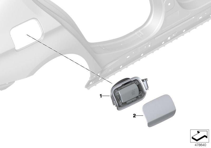 BMW純正Findle Flap（51177387787）| 51177387787