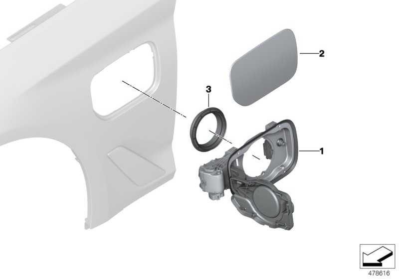 BMW純正荷flap（51177387937）| 51177387937