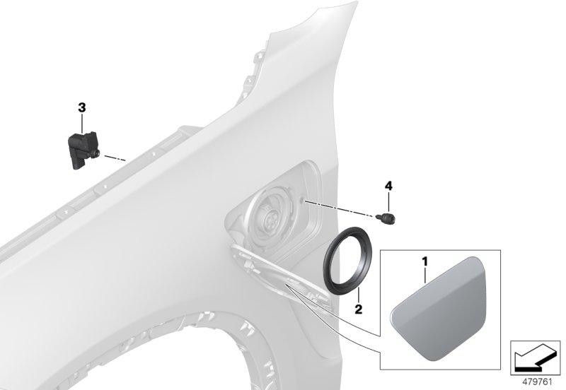 BMW純正CenterDichtring（51177409342）| 51177409342