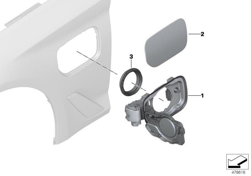 BMW純正CenterDichtring（51177427795）| 51177427795