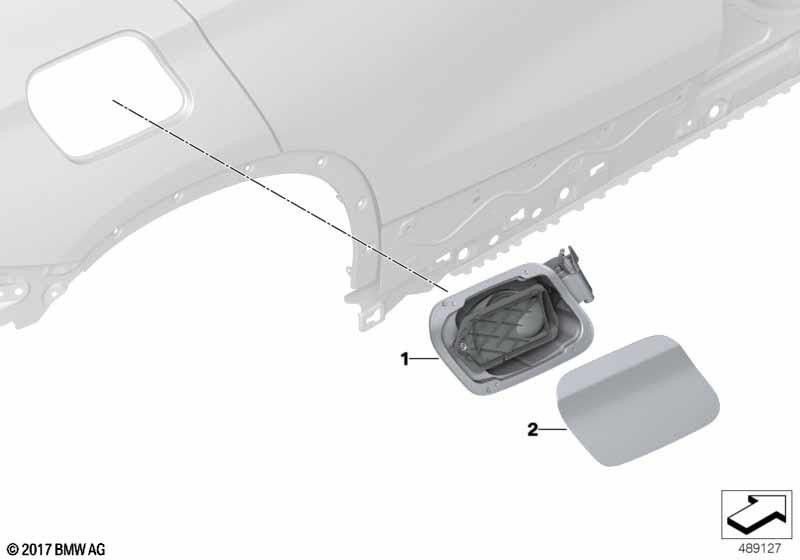 BMW純正発見システムカバーポットSCR（51177441615）| 51177441615