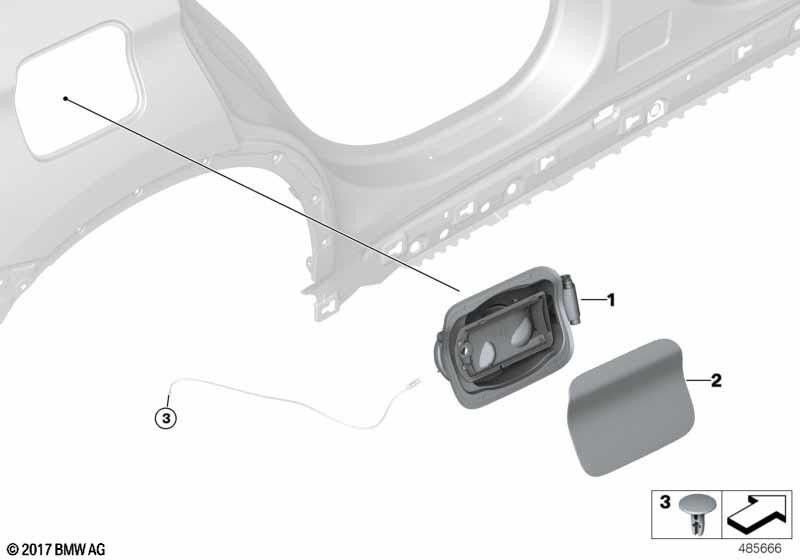 BMW純正カバーポットSCR（51177458867）| 51177458867