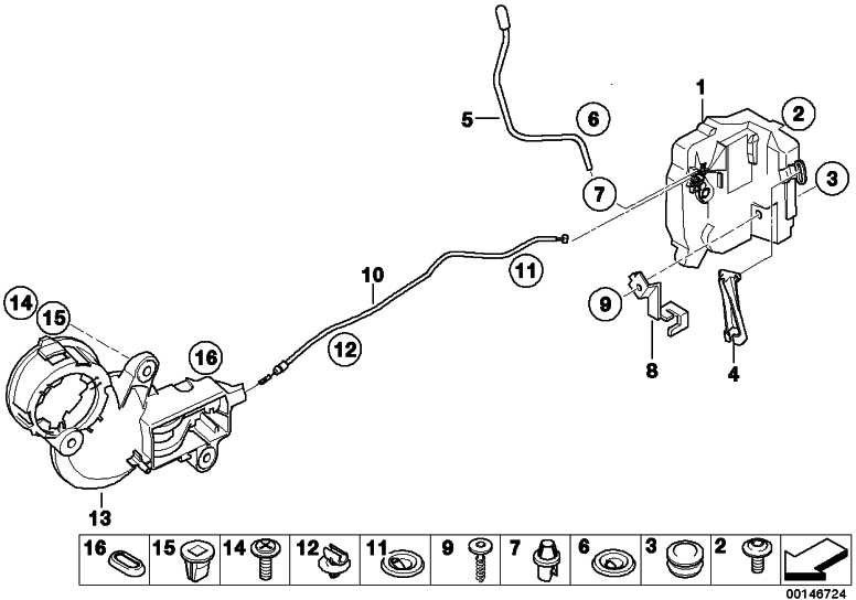BMW左ミニの本物のロータリートラップ（51200556770）| 51200556770