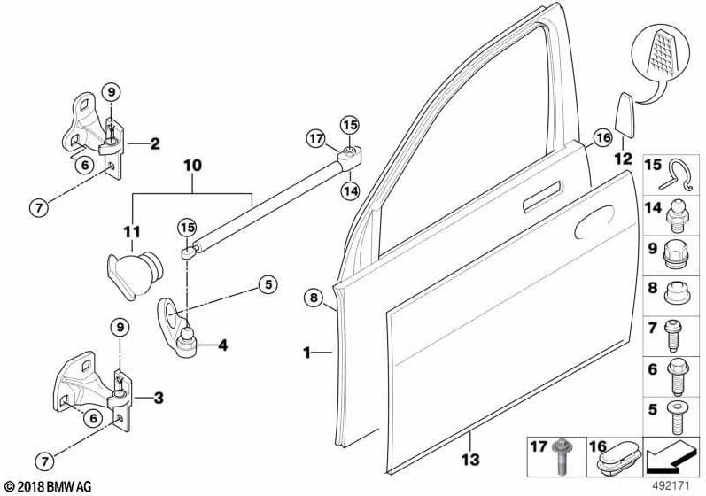 BMW純正6つの癌とペイン（51217060435）| 51217060435